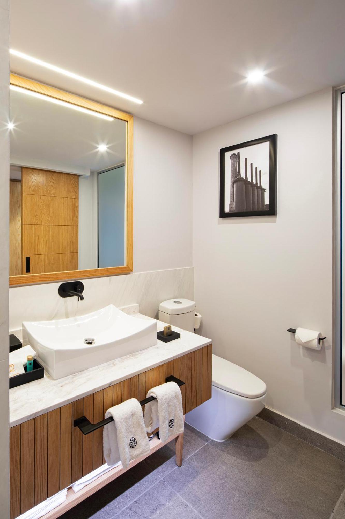 Hotel Galeria Plaza Monterrey Exterior foto Bathroom